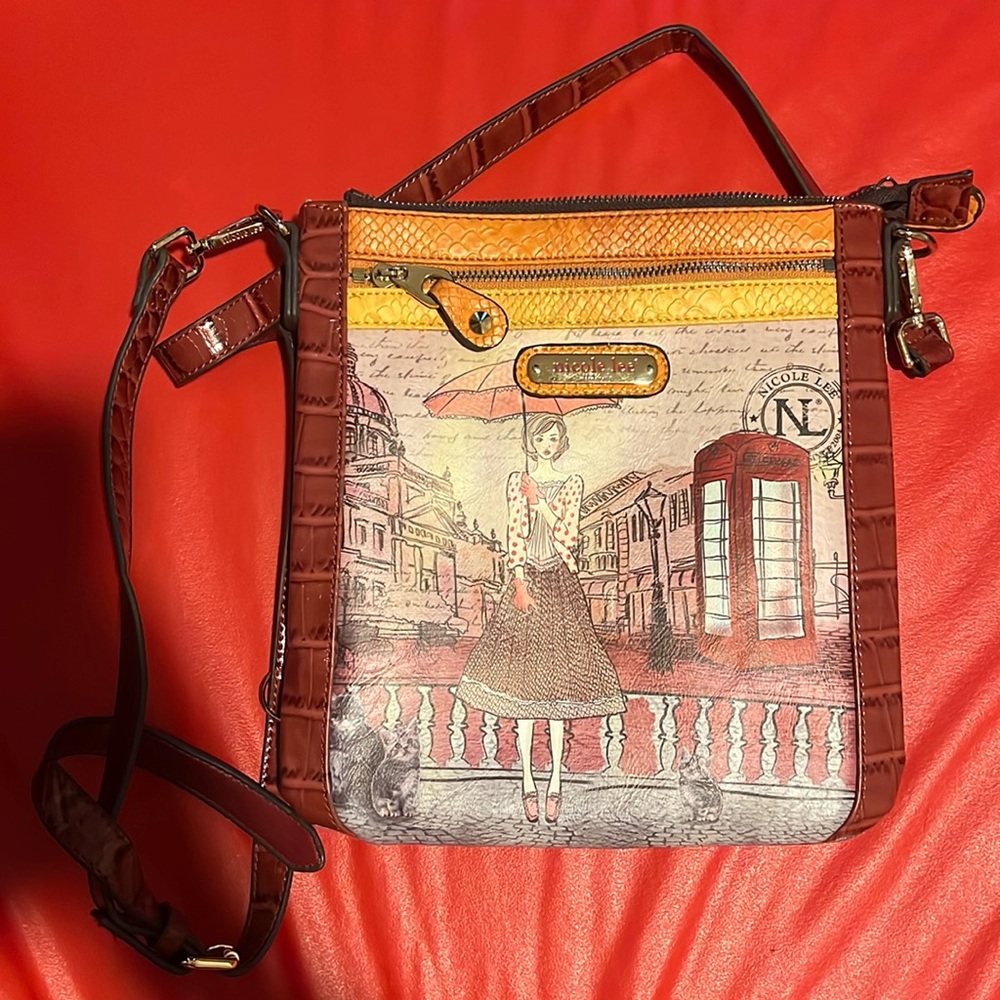 Nicole Lee London Telephone Booth Crossbody bag